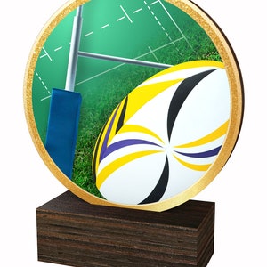 Trophy Monster Real Wood Rugby Trophy | ECO Friendly Made from 4-Ply Birchwood | Free Engraving and Delivery |