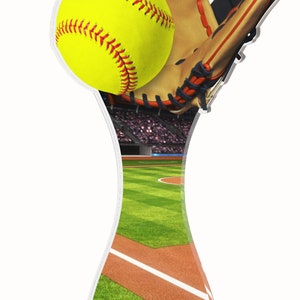 Trophy Monster  Softball Full Color Or Resin Double Printed  1/8&quot;  Thick Trophy Stunning Award