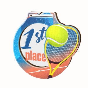 Trophy Monster 10 x Pack of Eco Friendly 1/8 Thick Wood  Medal Tennis Award 2 3/4&quot; | for Club, School & Presentations |
