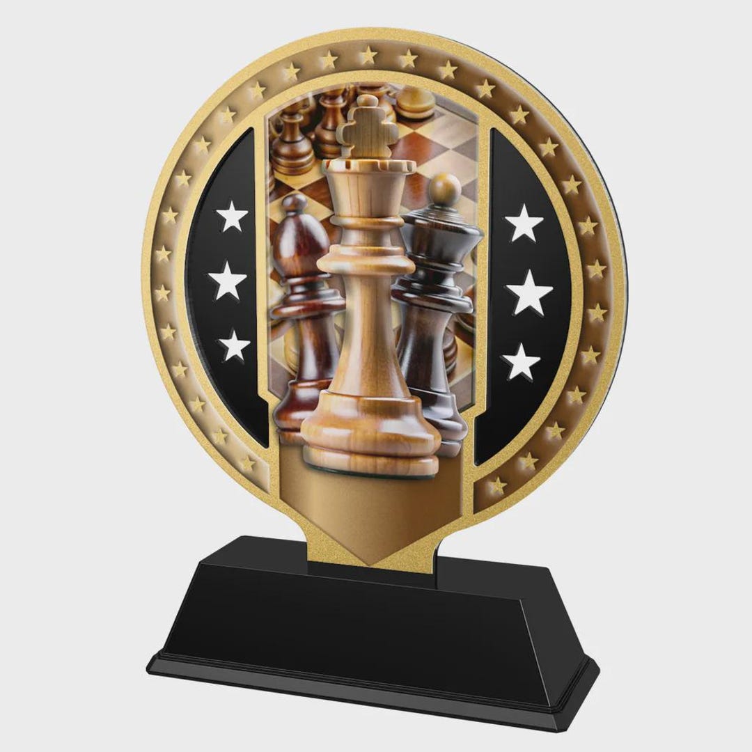 Sentinel Stainless Steel Chess Trophy |FREE ENGRAVING+DELIVERY| | Bulk ...