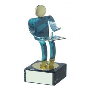 Trophy Monster  Toledo Chess Handmade Metal Trophy