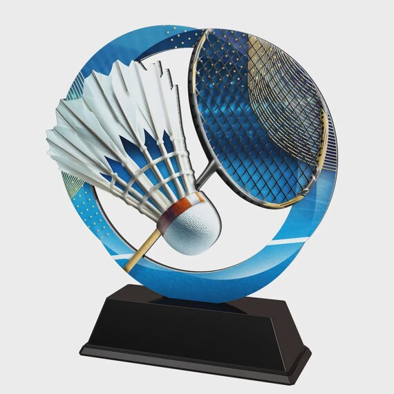Trophée Badminton Résine 8 H - Série Ikon - Trofeo Expert Trophée Badminton Résine 8 H - Série Ikon - Trofeo Expert