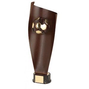 Trophy Monster  Madrid Soccer ball Handmade Metal Trophy