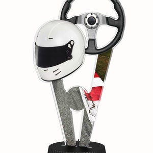 Trophy Monster Motorsports Racing Full Color Printed  1/8&quot;  Thick Trophy Stunning Award