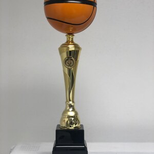 Trophy Monster Luxury Large Gold Basketball  Metal Trophy Cup  23"