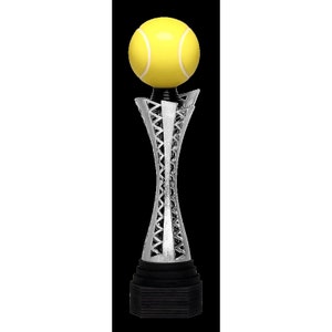 Trophymonster  Silver Tennis Trophy Cup 3 Sizes