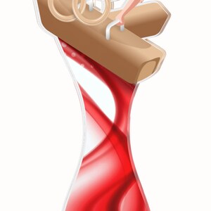 Trophy Monster Men Gymnastics Full Color Double Printed  1/8&quot;  Thick Trophy Stunning Award