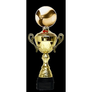 Trophymonster Luxury Large Gold  Metal Volleyball Trophy Cup 3 Sizes