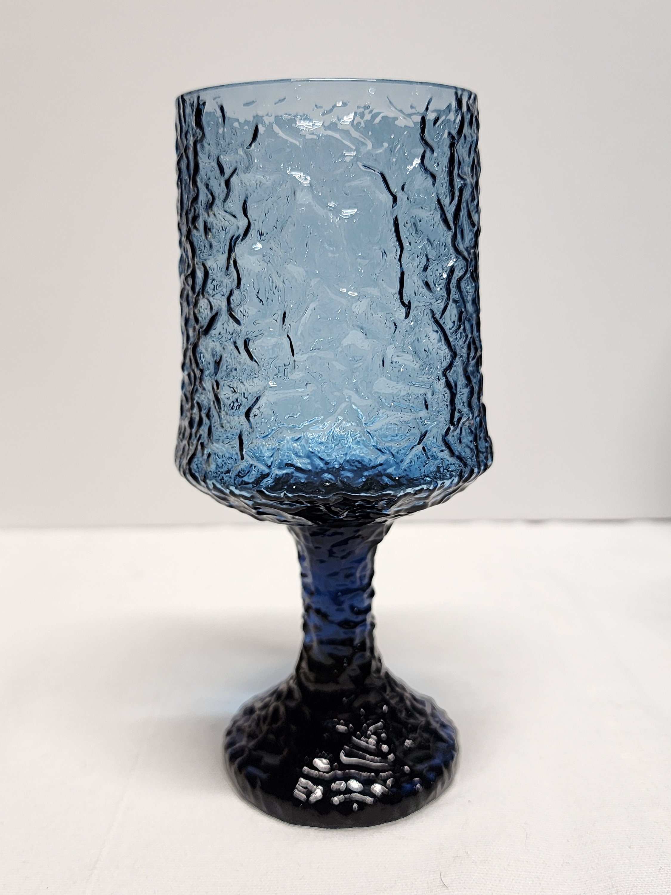 Vintage Lenox Impromptu Dark Blue Glasses Water Goblets or Etsy