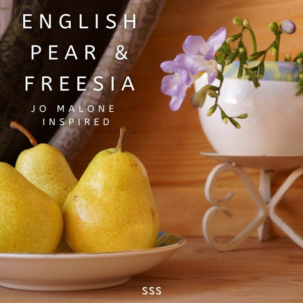 English Pear and Freesia Luxury Fragrance Oil - Style of Jo-Malone, Various Sizes,  Free P&P