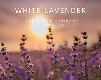 White Lavender Fragrance Inspired By The White Company, Various Sizes Fragrance Oil and Diffuser Refill Free P&P