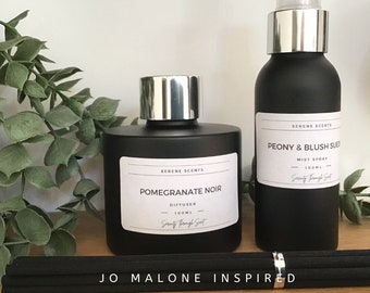 Malone Inspired Diffuser and Mist Spray Gift Set - Fabolous Selection of Inspired Fragrances. Handmade Long Lasting Fragrances