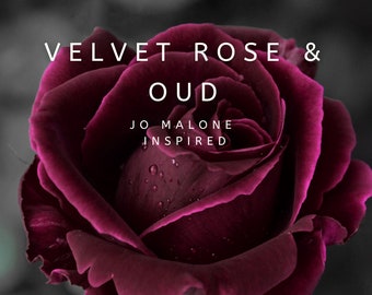 Velvet Rose and Oud Luxury Fragrance Oil - Style of Jo Malone, Various Sizes,  Free P&P