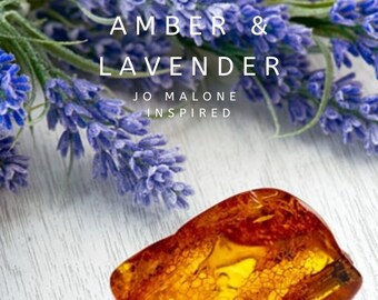 Amber and Lavender Luxury Fragrance Oil - Style of Jo-Malone, Various Sizes,  Free P&P