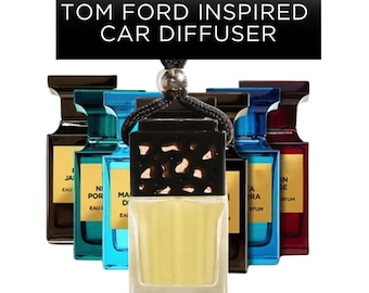 Car Perfume Diffuser Hanging Tom Ford Inspired Fragrances - Strong and Long Lasting