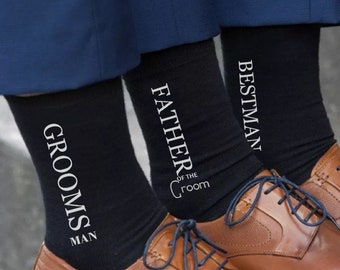 Groomsmen socks, Personalized Socks, Best Man Socks,Wedding Party Socks, Wedding Socks, ,Father Of The Bride Gift,Custom mens socks