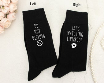 Father's Day Gift for dad socks Do Not Disturb Name Socks  Printed Personalised Men's Gift dad men Birthday Gift for dad Grandad Funny socks