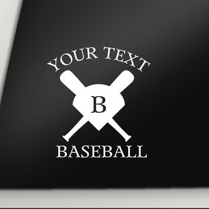 Baseball decal, car decal. sports decal, sticker, baseball, car window,