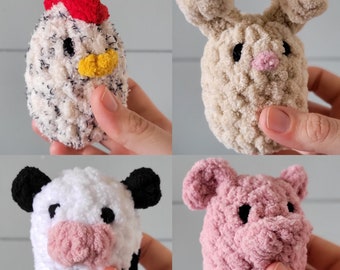 Farm Pocket Pets Crochet Pattern Download