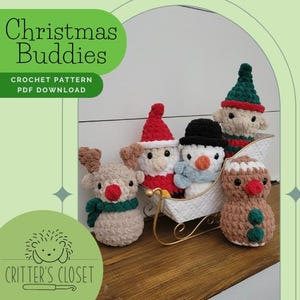 Christmas Buddies Crochet Pattern