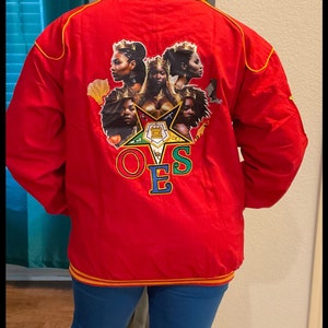 Order of the Eastern Star(OES) Jacket Race Car OES Jacket