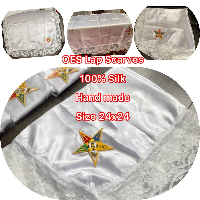 Order of the Eastern Star Lap Scarf OES Mason - Etsy