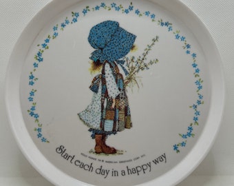 1972 Holly Hobbie Melamine Plate