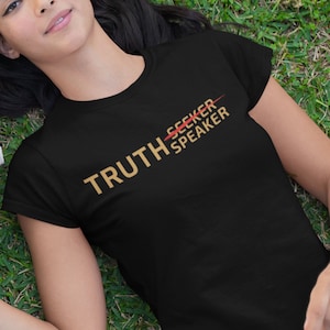 Waarheid Spreker Spirituele Zoeker Shirt Inspirerend Citaat Frequentie T Shirt Spirituele Belichaming Tee Spreek Uw Waarheid Yoga Bevestiging Top