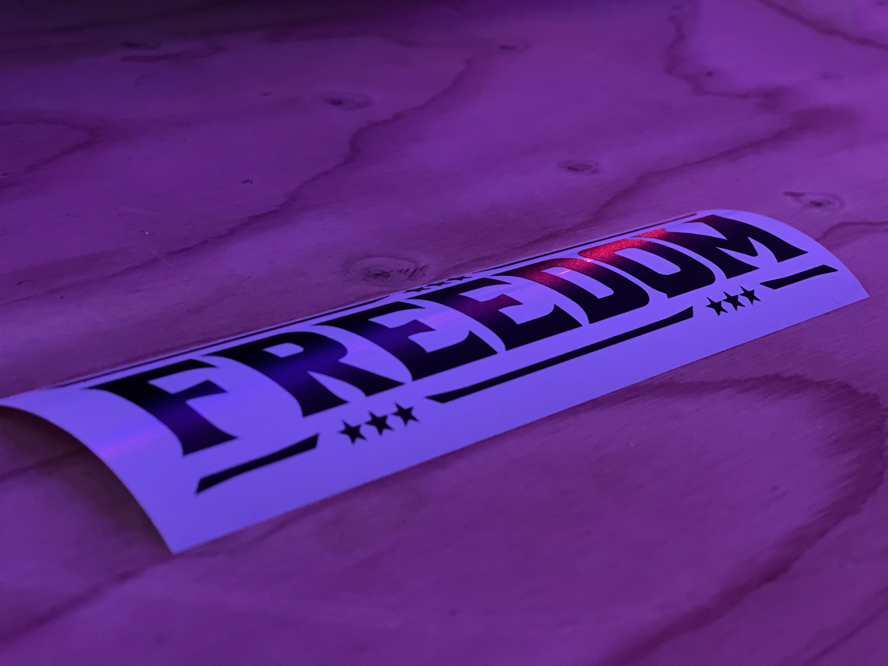 Freedom Vinyl Decal - Etsy