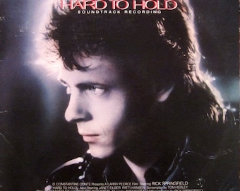 Rick Springfield – Hard To Hold - Soundtrack Recording Album vinyl record LP