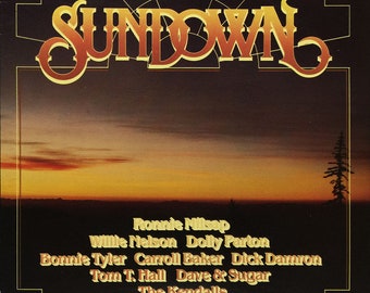 Sundown various vinyl record, album country