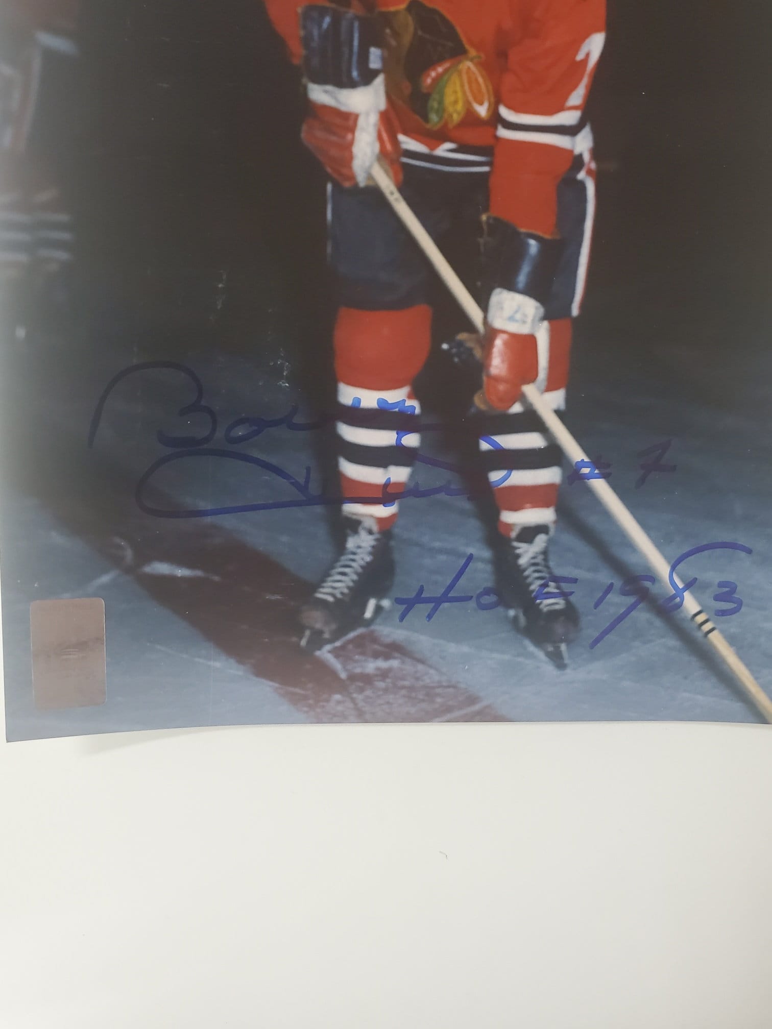 Bobby Hull Autographed Signed Inscribed Chicago Blackhawks 8X10