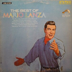 Mario Lanza – The Best Of Mario Lanza vinyl record LP