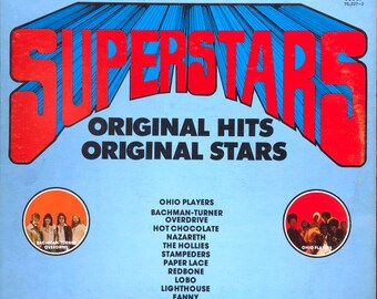 Superstars Volume 2 VARIOUS ROCK vinyl record album LP rock