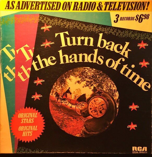 Turn Back The Hands Of Time THREE record various jazz, rock vinyl record LP