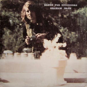 Graham Nash – Songs For Beginners Album vinyl record LP, Album, vinyl excellent Rock