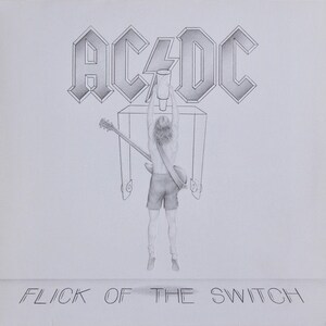 Original AC/DC Flick of the Switch Vinyl Record LP 1983