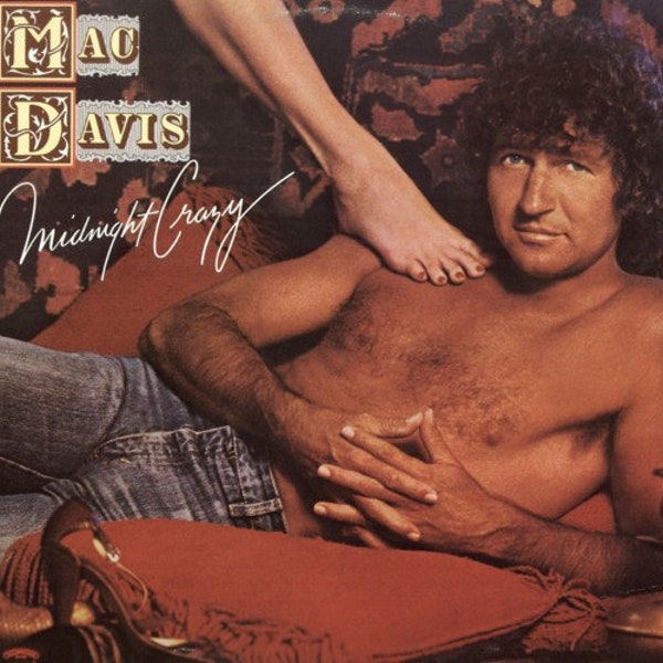 Mac Davis – Midnight Crazy vinyl record LP COUNTRY