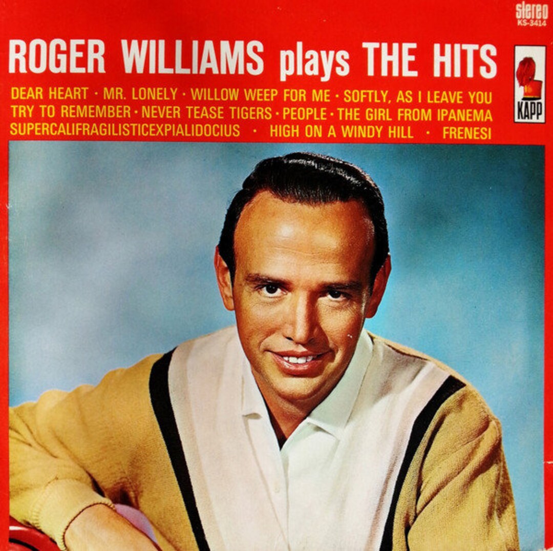 Roger Williams Plays the Hits Album Vinyl Record LP - Etsy