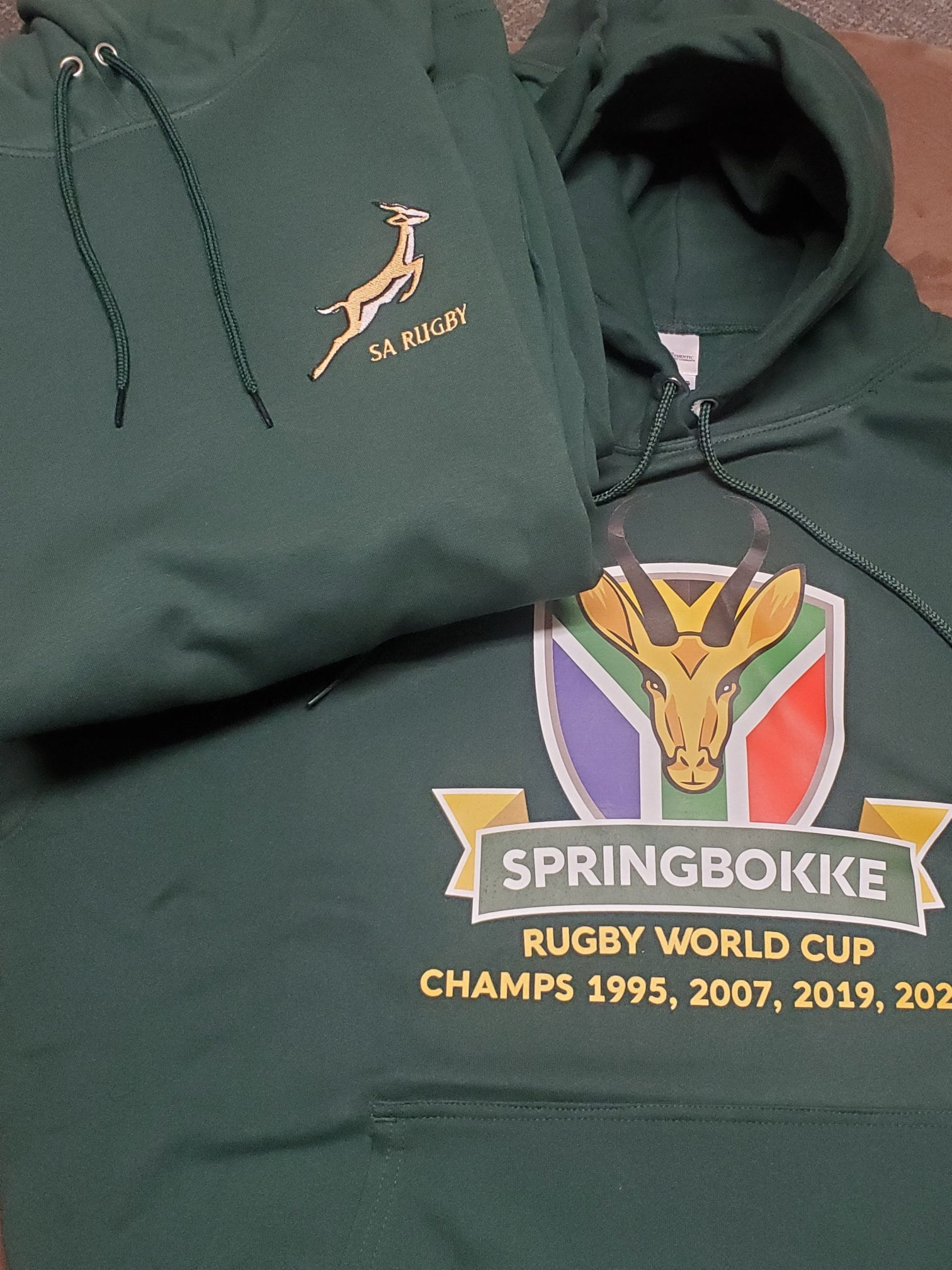 Ballon Rugby Retro 8 pieces springbok