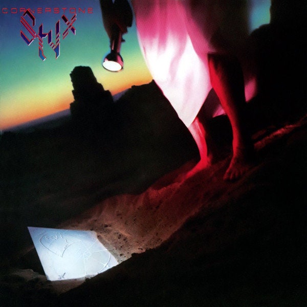 Styx – Cornerstone Album vinyl record LP rock **