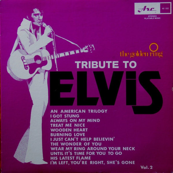 The Golden Ring – Tribute To Elvis Vol. 2 vinyl record, album rock