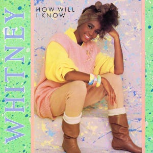 Whitney How Will I Know DJ extended 12-inch vinylplaat LP, Album POP Excellent plus