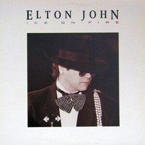 Elton John – Ice On Fire vinyl record excellent