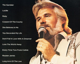Kenny Rogers – Greatest Hits Album vinyl record LP country excellent