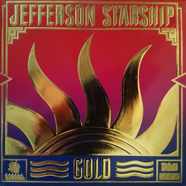 Jefferson Starship – Gold record LP vinyl album ROCK