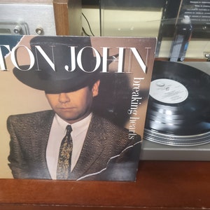 Elton John breaking hearts vinyl record
