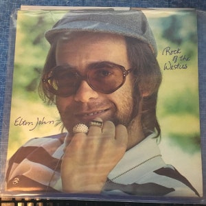 Elton John Rock Of The Westies vinyl record album LP rock excellent