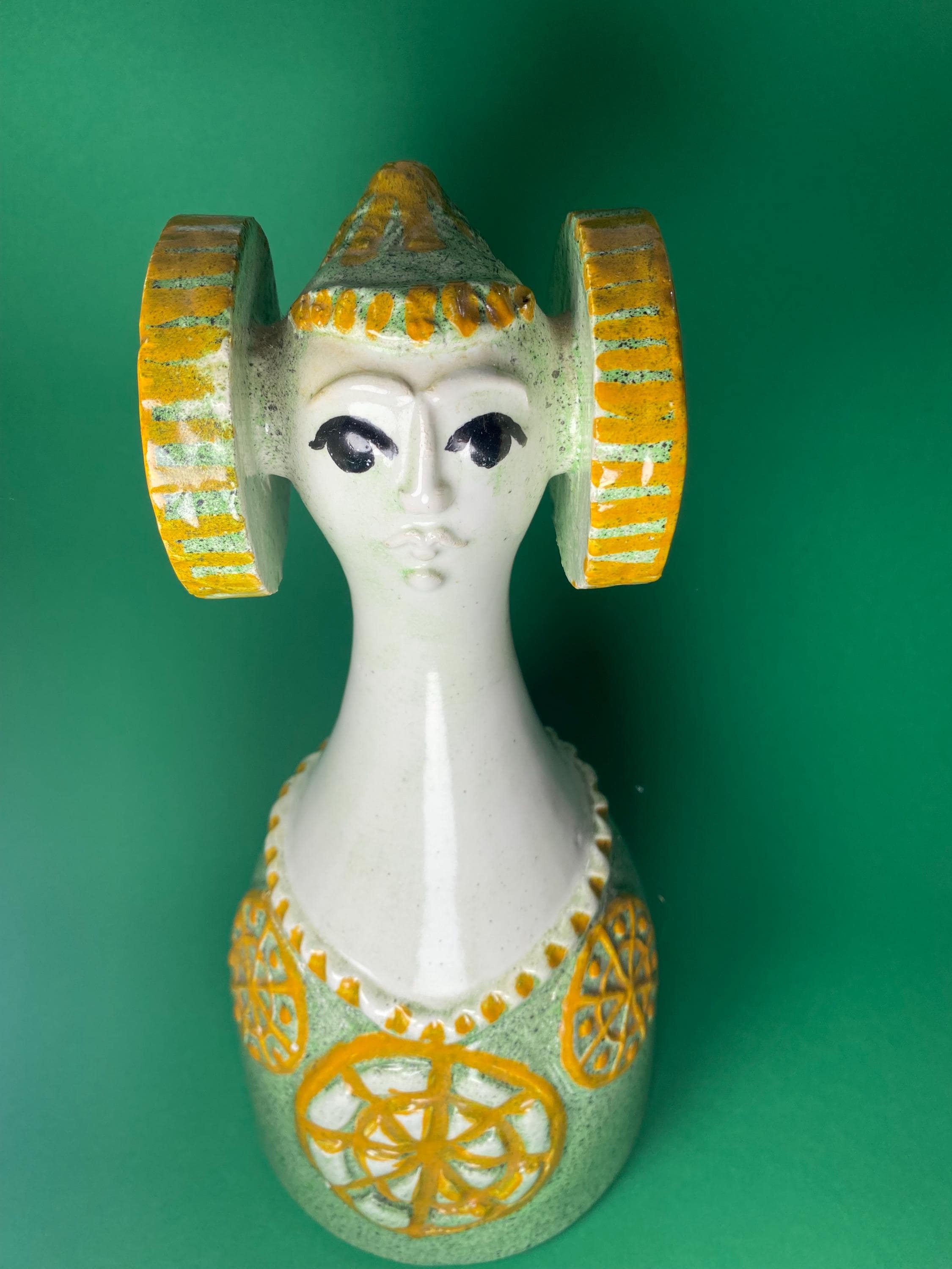 Alfaraz Pottery Figurine - Etsy