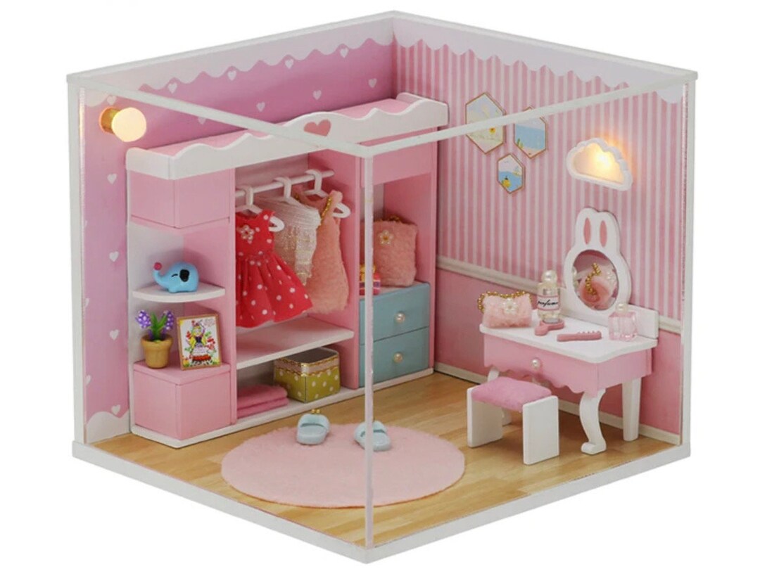 Dress up Vanity DIY Dollhouse Great for Beginners Etsy